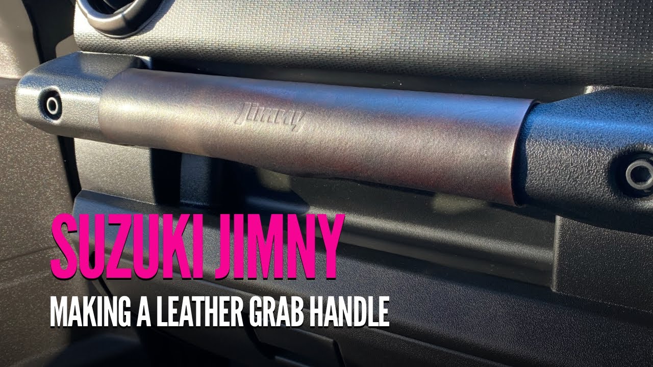 Making a Suzuki Jimny Leather Grab Handle Cover