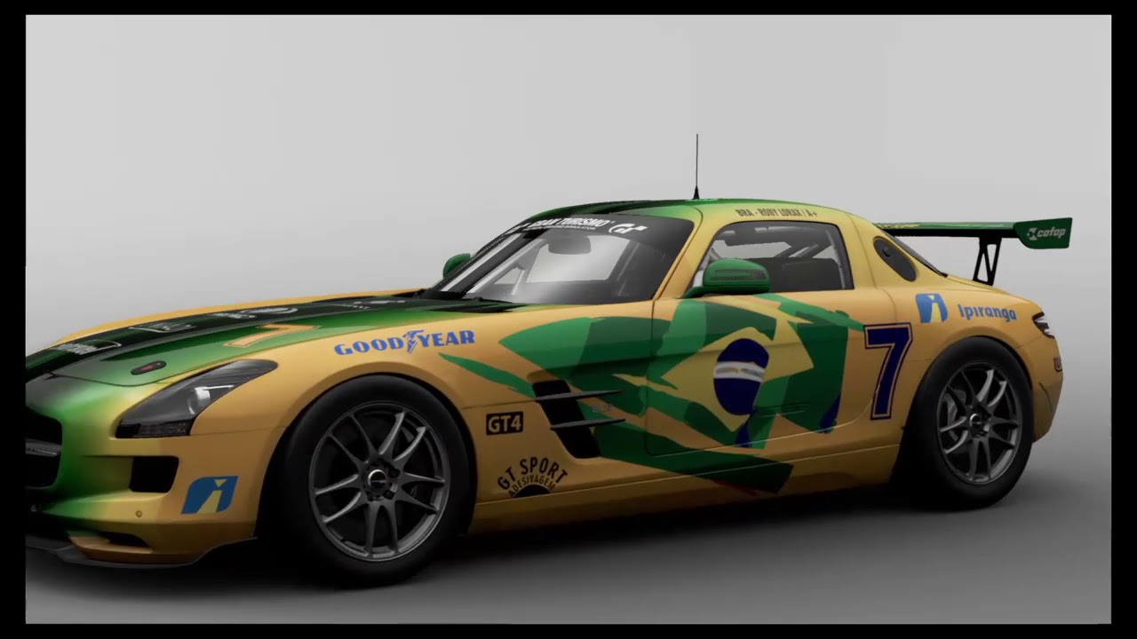 Mercedes-Benz SLS AMG / GT SPORT ADESIVAGEM / Rony Rezny