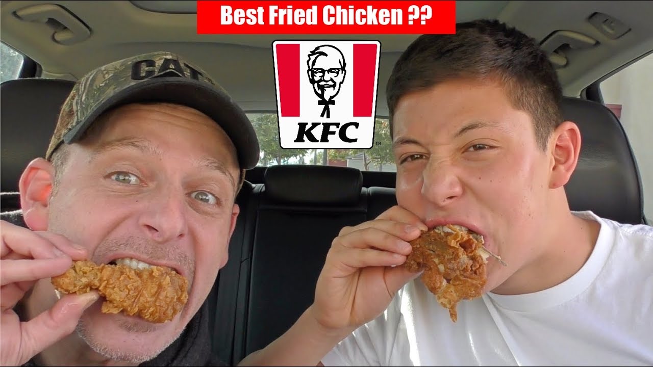 ４０年ぶりにケンタッキーフライドチキンを息子と食べに行った結果？？ My First Time at KFC in 40 Years!