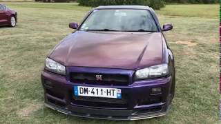 My friend's Nissan Skyline R34 GT-R V-Spec Midnight Purple Walkaround