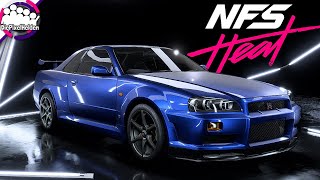 NEED FOR SPEED HEAT - Nissan Skyline R34 GT-R - Racerbuild - NFS Heat Carbuild