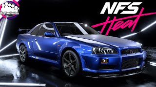 NEED FOR SPEED HEAT – Nissan Skyline R34 GT-R – Racerbuild – NFS Heat Carbuild