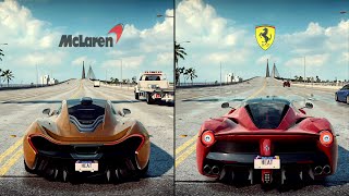 NFS Heat Drag Race: Mclaren P1 Vs Ferrari LaFerrari