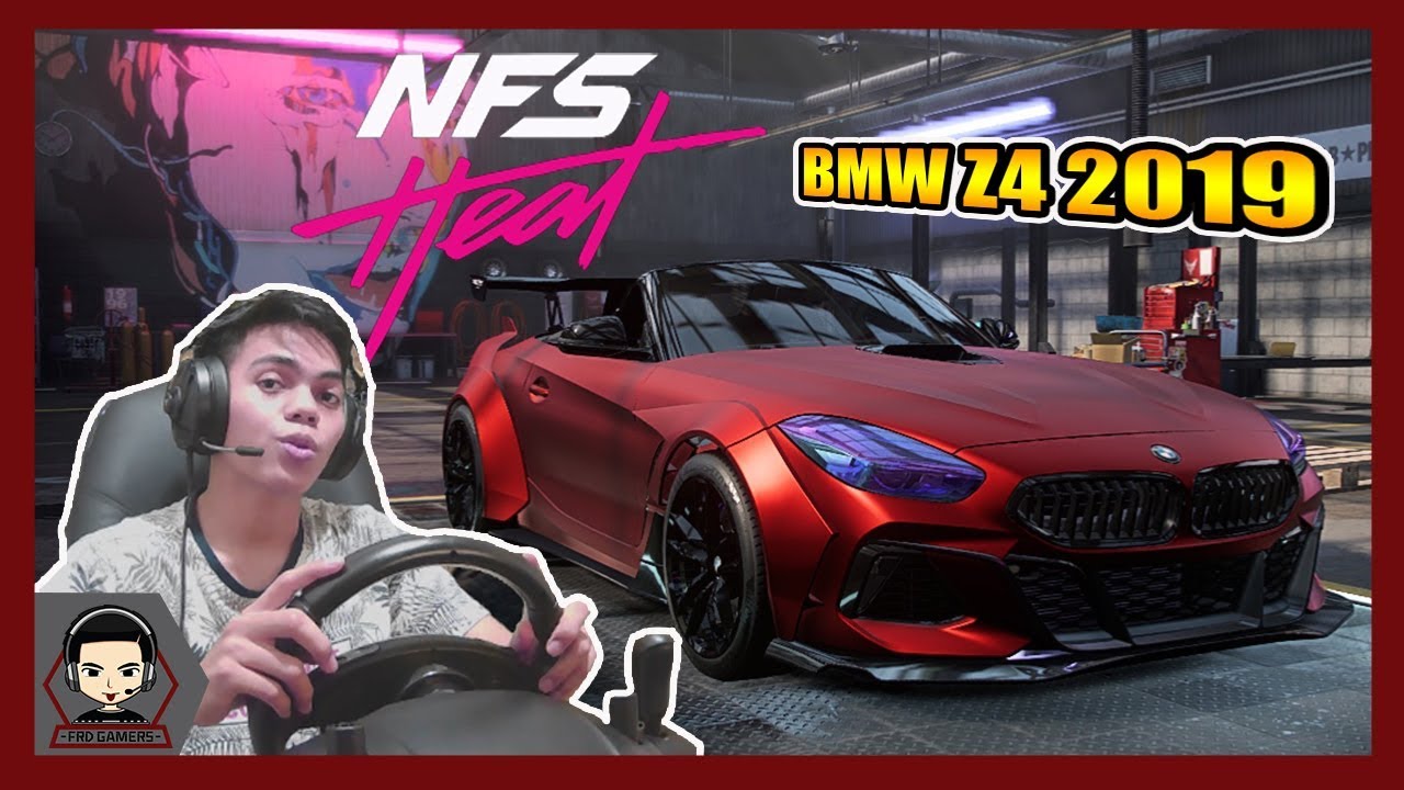 NFS Heat Indonesia (Steering Wheel) Gameplay - Modif BMW Z4