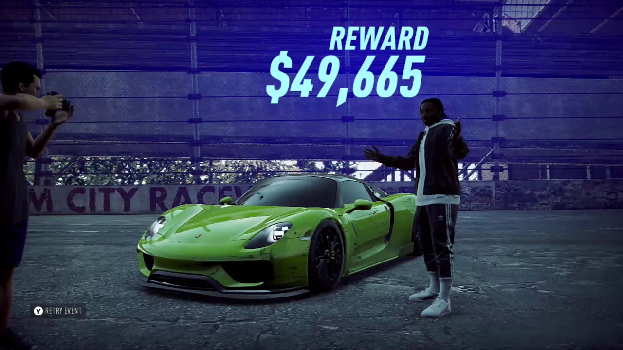 NFS Heat Porsche 918 Spyder Gameplay