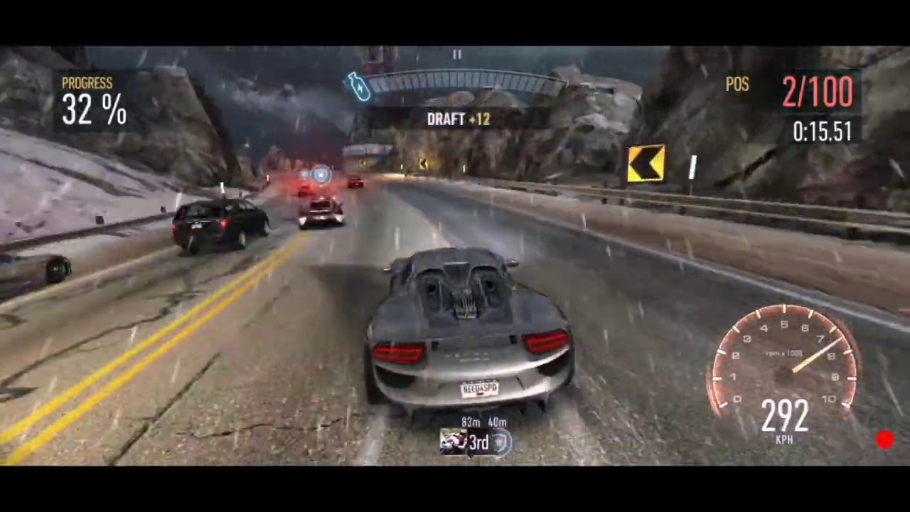 NFS No Limits Gameplay – Devil’s Run : Alpine Storm – 918 Spyder – Day 7 (Event 11 – 16)