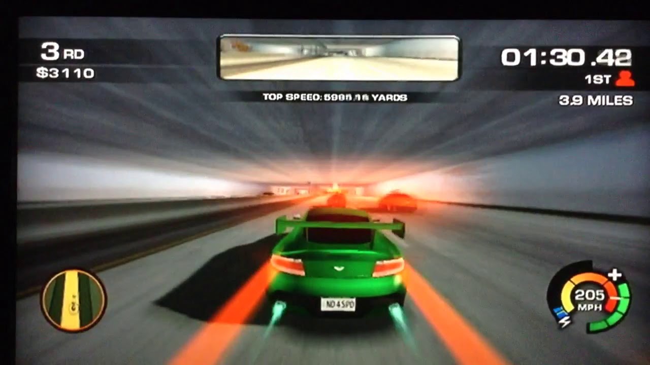 NFS: The Run (Wii) – Expert – Chicago 2 (Sprint) | Aston Martin V12 Vantage