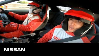 【NISSAN GT-R】横浜F・マリノス仲川選手がテストコースで試乗！