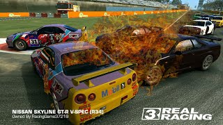 NISSAN GTR SKYLINE GT-R V-SPEC (R34) REAL RACING 3 LIVERY