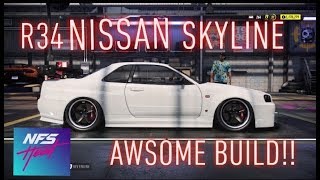 NISSAN GTR SKYLINE R34 BUILD RACE AND CHASED MY THE POLICE