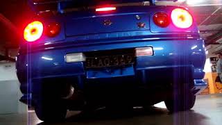 NISSAN SKYLINE R34 GTR V-SPEC STARTUP