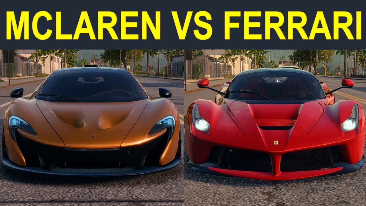 Need For Spead Heat: McLaren P1 vs. Ferrari LaFerrari Drag Race