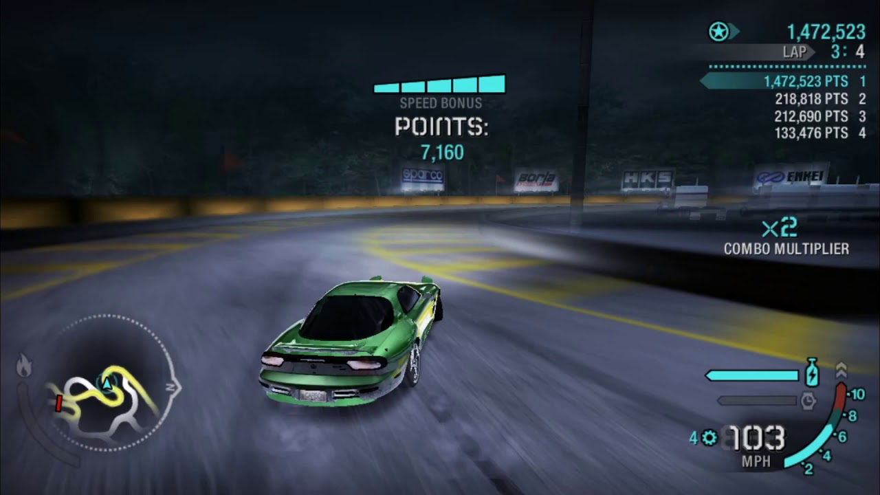 Need For Speed Carbon | Meu primeiro Drift de Mazda RX7