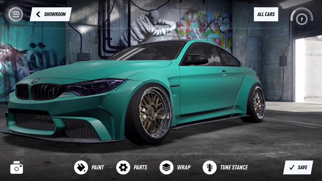 Need For Speed Heat Mobile ios #6 Modifikasi BMW M4 (F83 LCI coupe) body KIT L.B Works