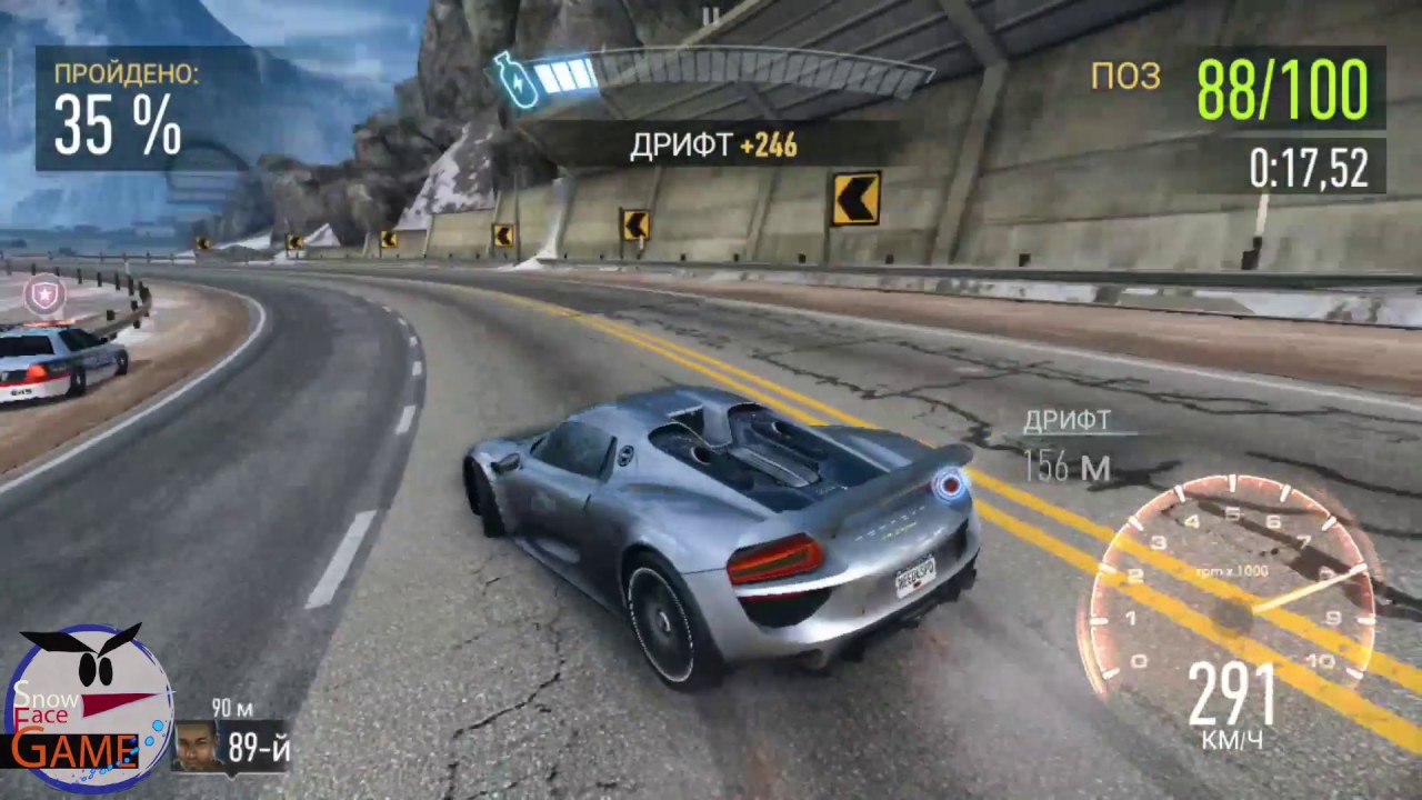 Прохождение Need For Speed на Porsche 918 spyder день2