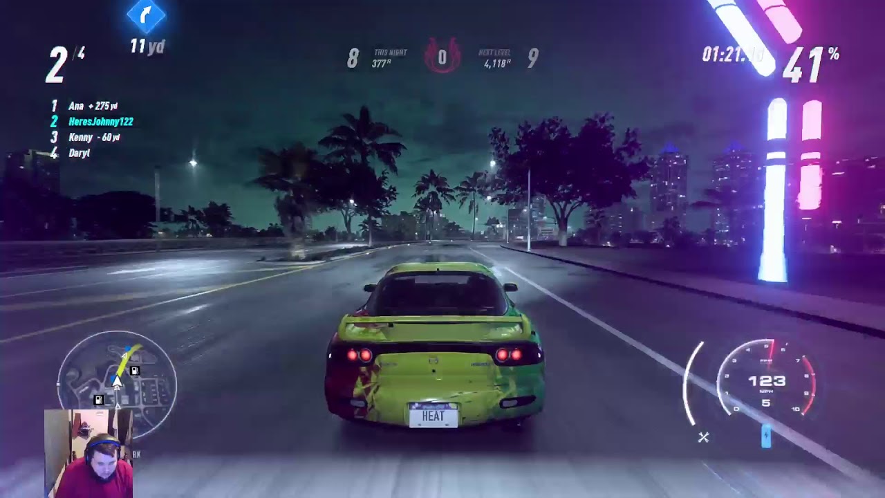 Need for Speed Heat, Bob marley Mazda Rx7