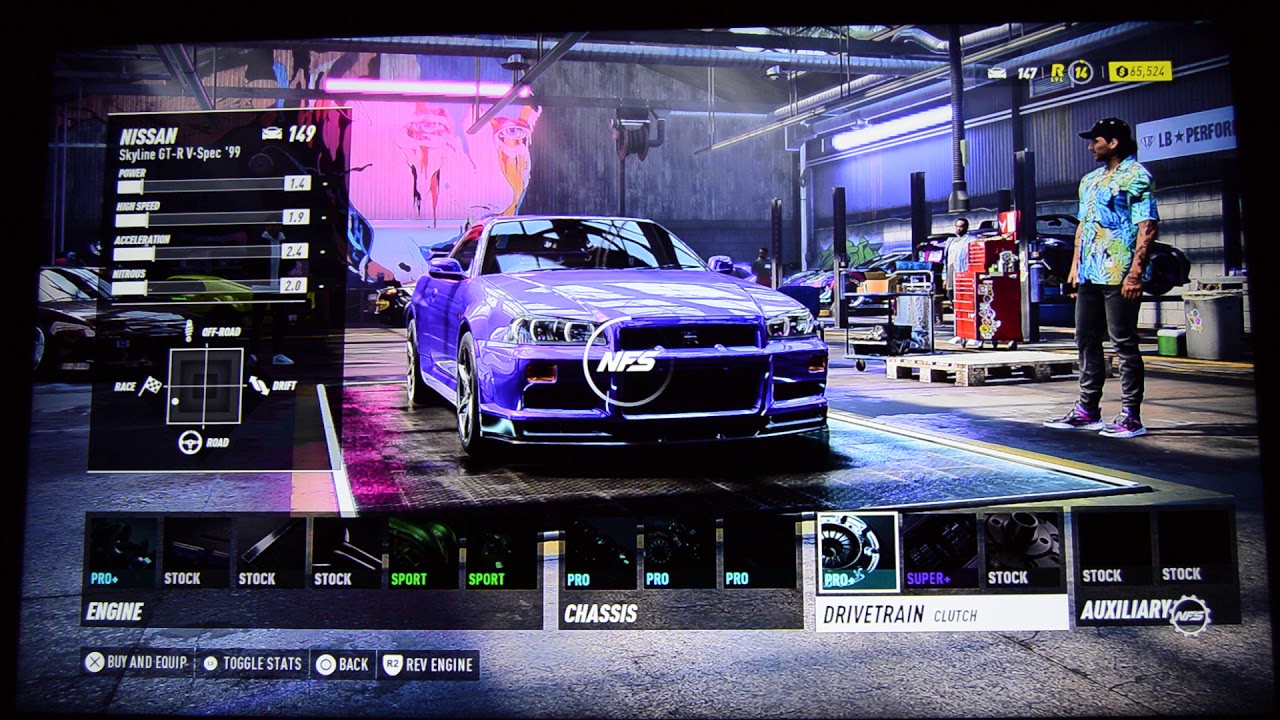 Need for Speed Heat Playthrough Part 8 TUNING NISSAN SKYLINE GTR-R34