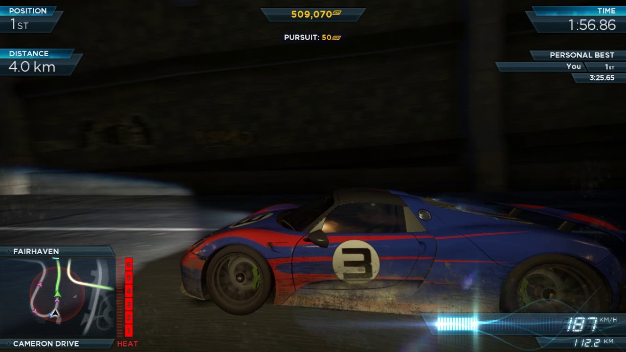 Need for Speed  Most Wanted 2012: Porsche 918 Spyder VS Hennessey Venom GT