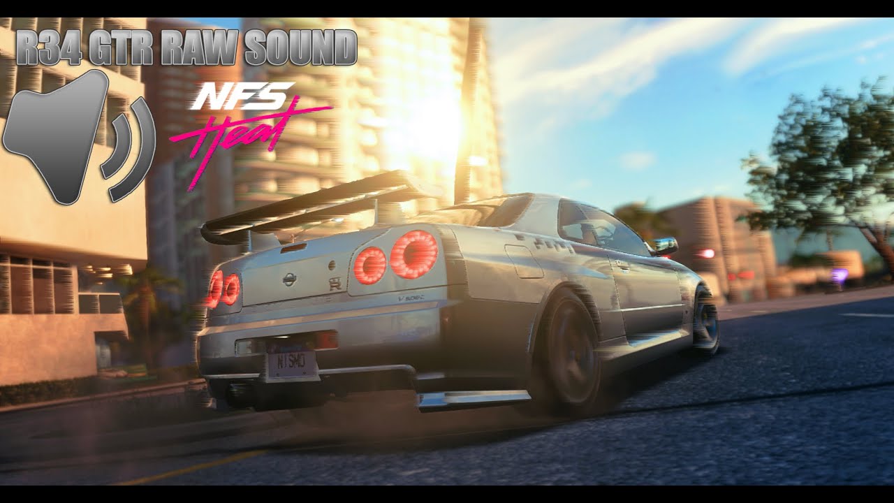 Nfs Heat Nissan R34 GTR Raw Sound