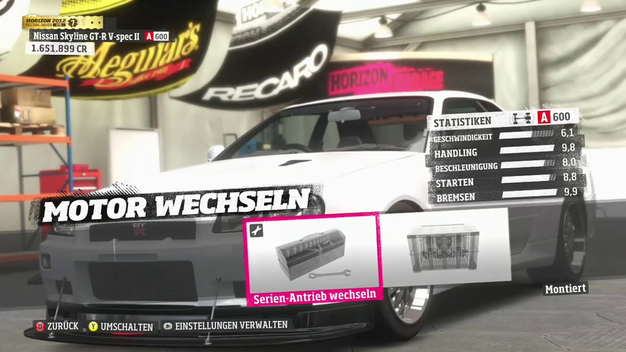 Nissan GTR R34 A Handling Setup Forza Horizon 1