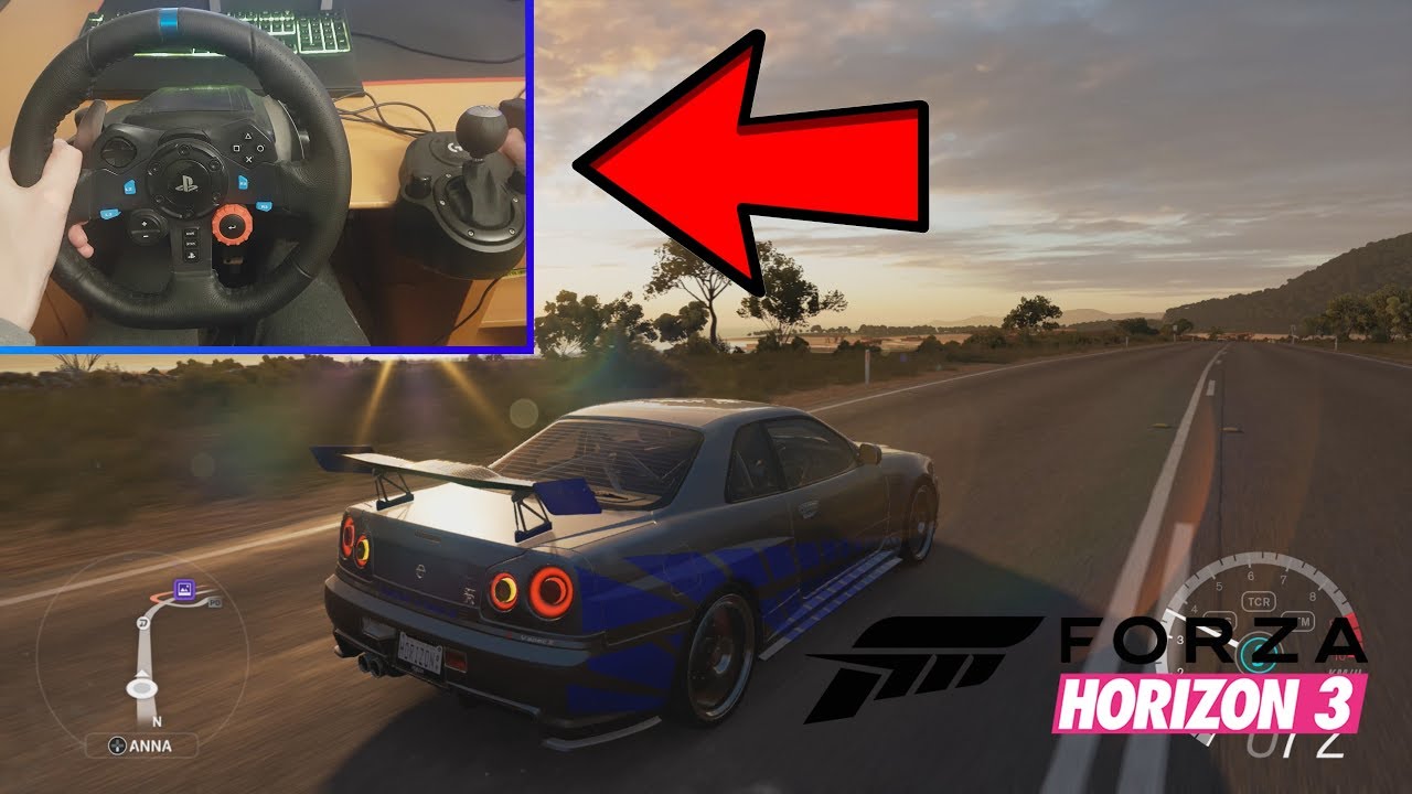 Nissan Skyline R34 GT-R – Forza Horizon 3 | Logitech g29 gameplay 4k60fps