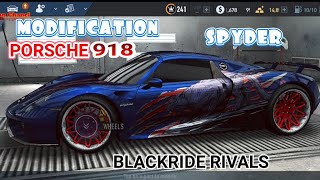 PORSCHE 918 SPYDER (MODIFICATION) BLACKRIDE RIVALS WRAP NFS No Limits