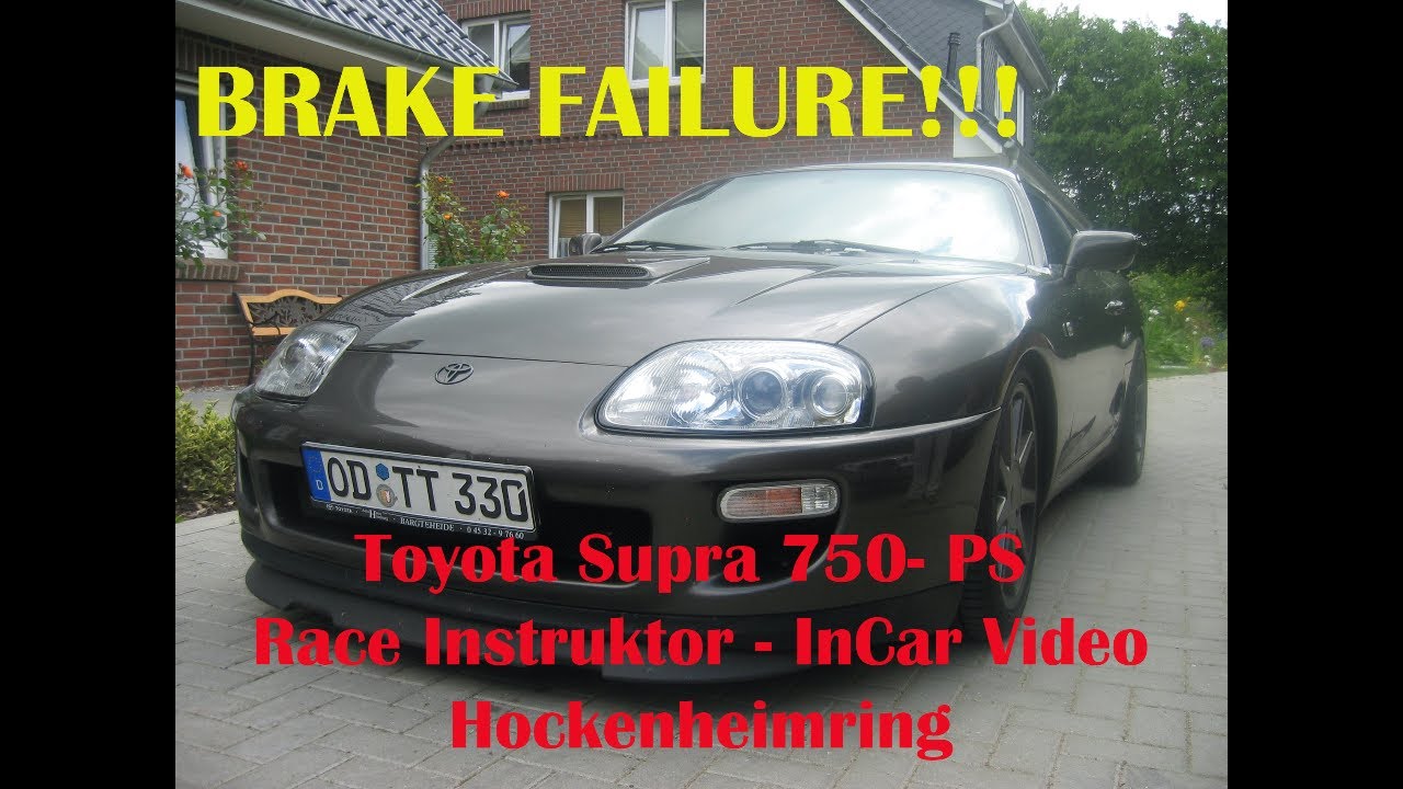 Part 2 Brake Failure, Toyota Supra MK IV 750 HP, Raceday @ Hockenheim