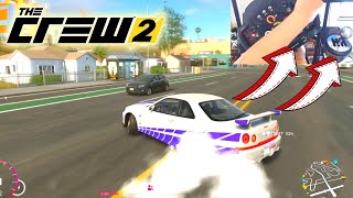 Paul Walker Nissan Skyline GT-R (R34) Thrustmaster F1 Steering Wheel / The Crew 2 Gameplay