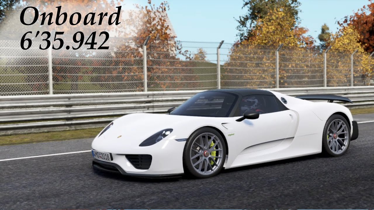 Porsche 918 Spyder (2) - Nordschleife Project CARS 2