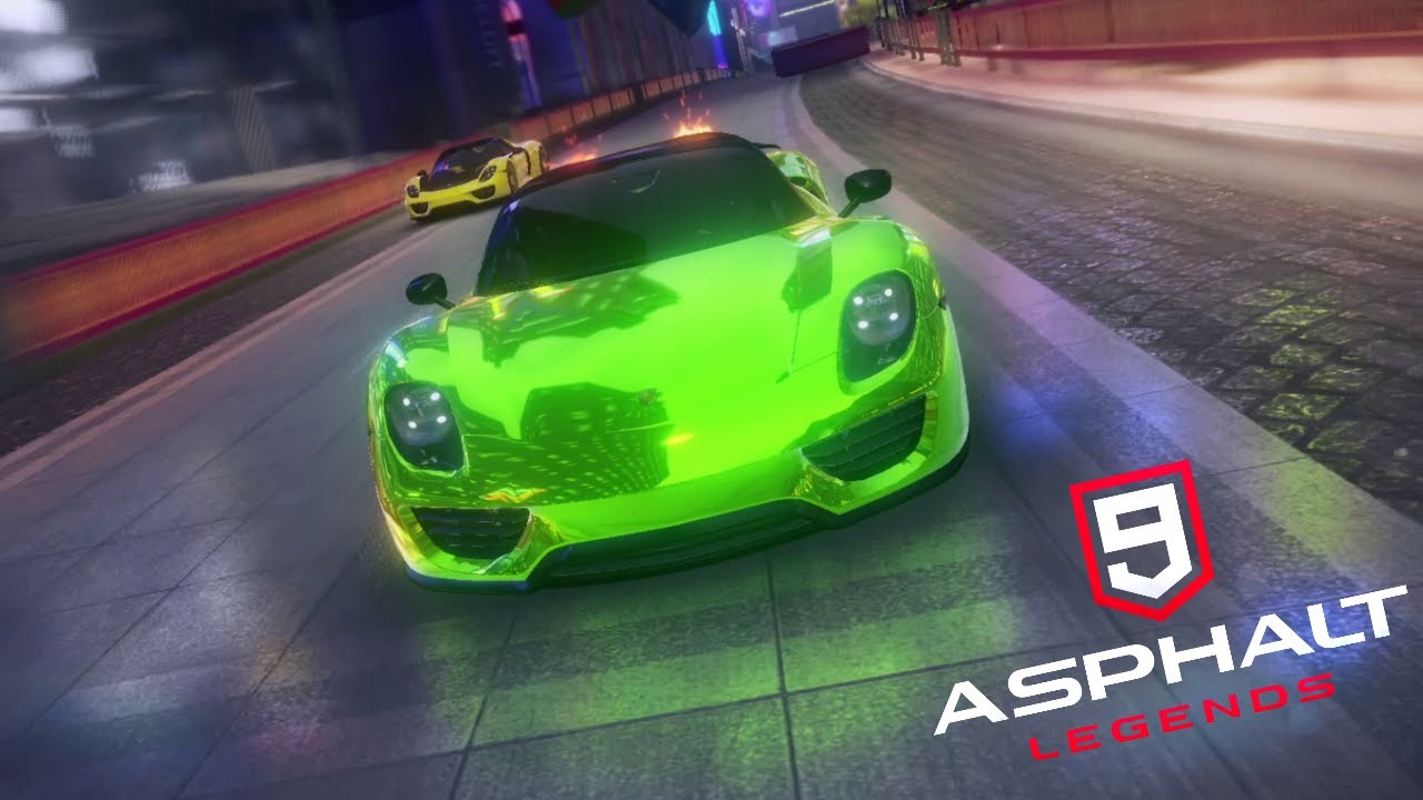 Porsche 918 Spyder: Competition @ Nanjing Stroll (Route) [Asphalt 9: Legends][Nintendo Switch]