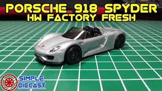 Porsche 918 Spyder – HW Factory Fresh
