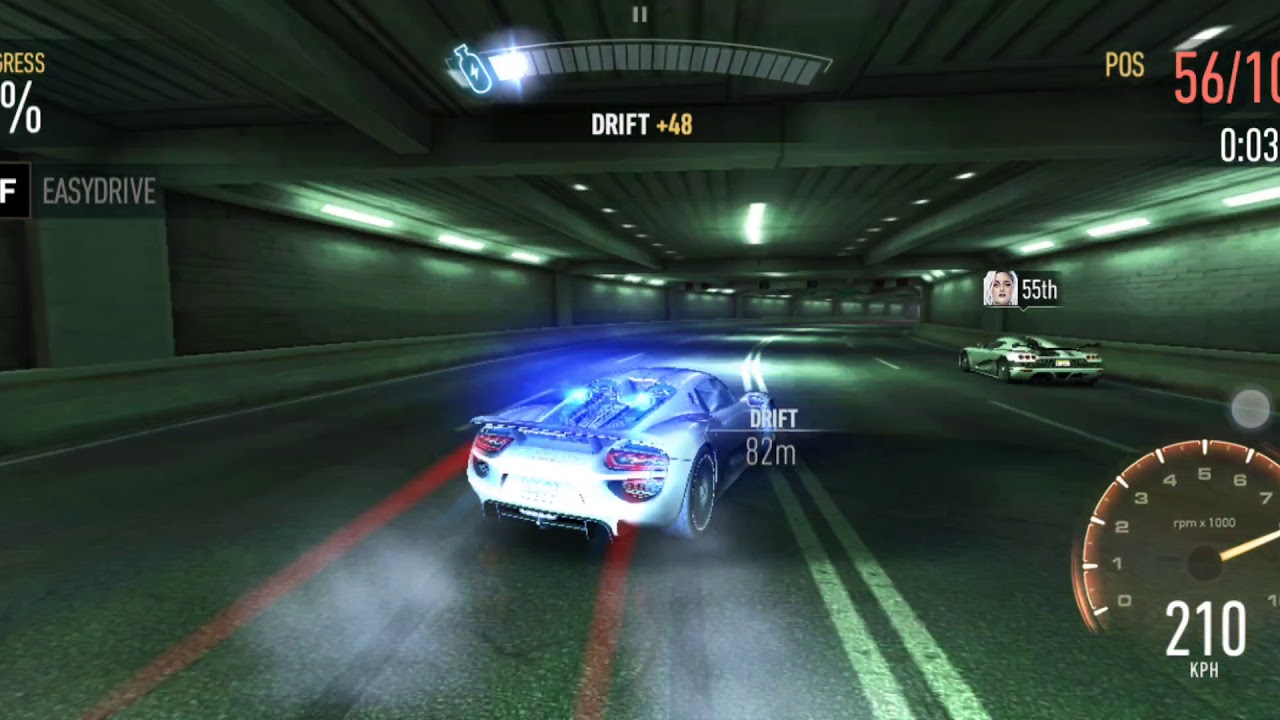 Porsche 918 Spyder NFS No Limits Devils Run