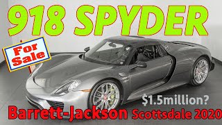 Porsche 918 Spyder at 2020 Barrett-Jackson