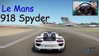 Porsche 918 Spyder at Le Mans | Proyect Cars 2 PS4 | Logitech G29