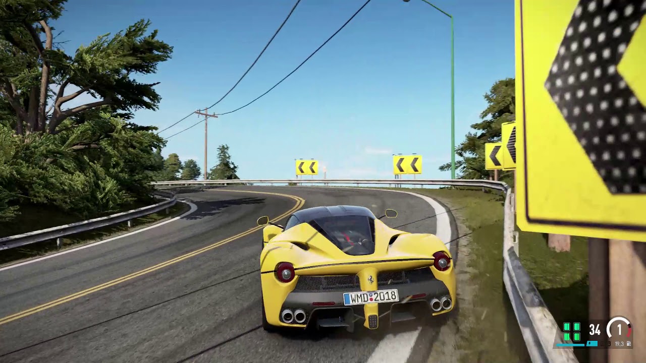 Project Cars 2 – Yellow Laferrari gameplay