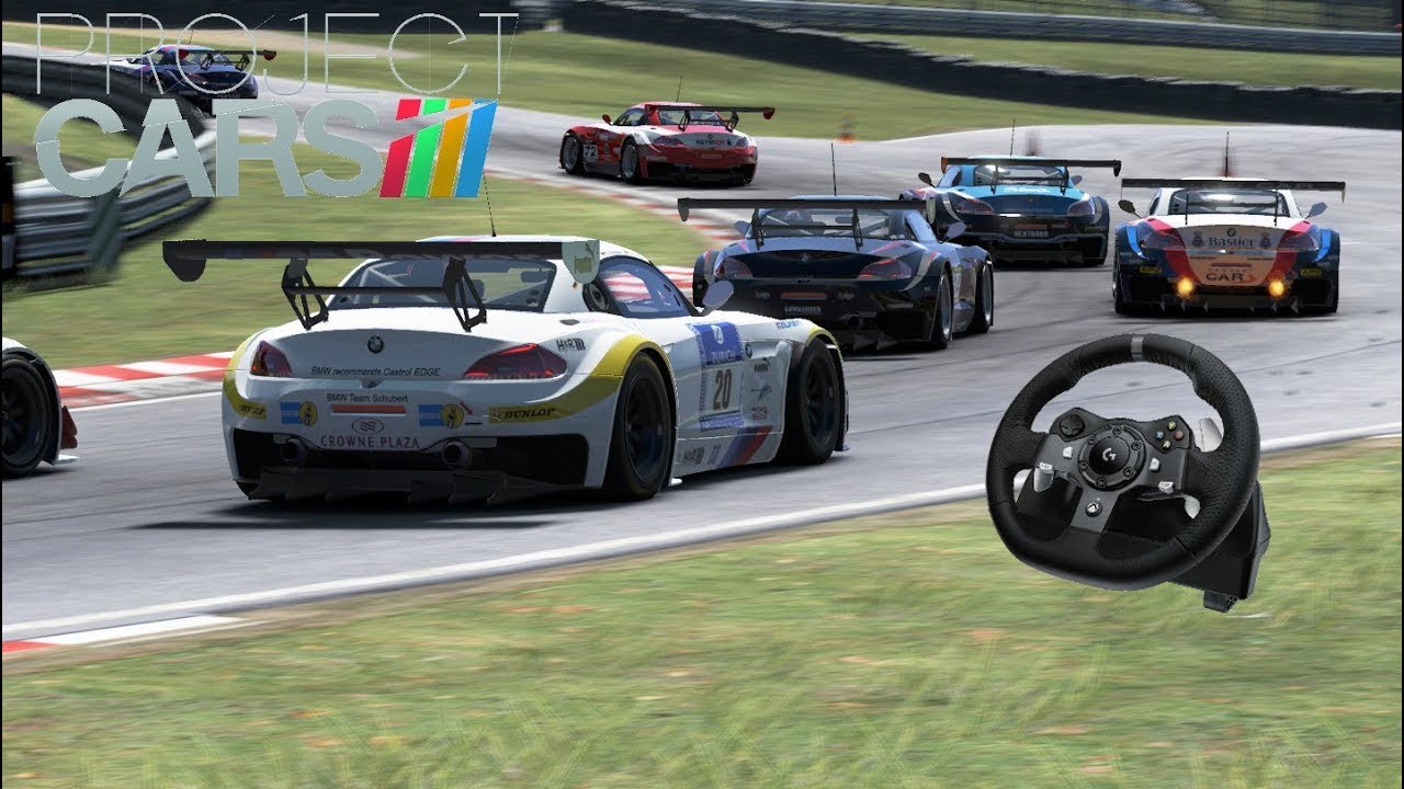 Project Cars | BMW Z4 GT3 Hot Laps Around Brands Hatch With Logitech G920 Racing Wheel! CHECK DESC