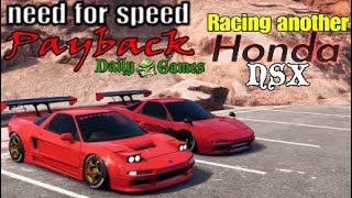 Racing another honda nsx