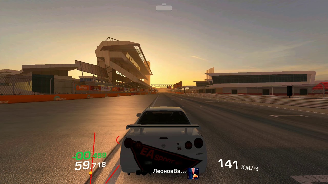 Real Racing 3 Тест-драйв Nissan Skyline GT-R V-SPEC (R34) Dubai Autodrome