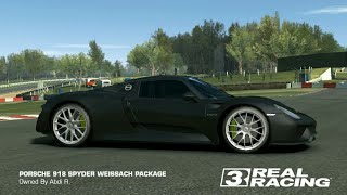 Real Racing 3 Online Multiplayer Porsche 918 Spyder Weissach Package