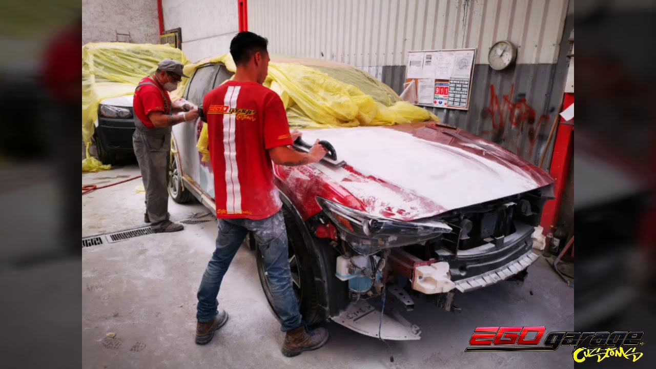 Reparación Mazda CX5 2017 46V por malos trabajos anteriores.