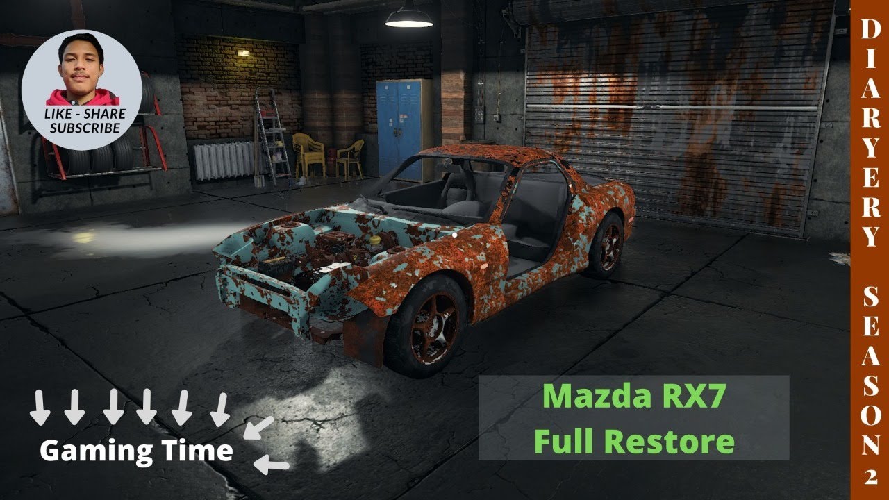 S2 EP23 :Full Car Restore Mazda Rx7 | Car Mechanic Simulator 2018