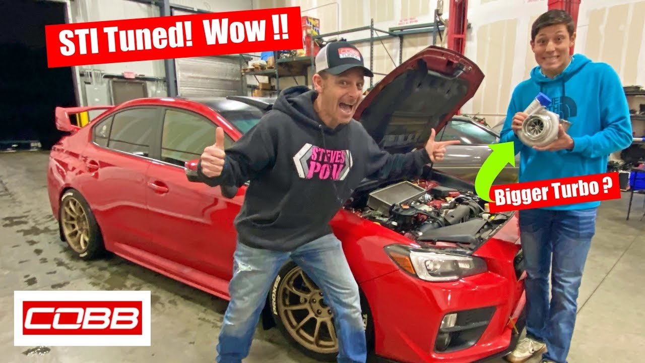 もっと馬力が欲しい！！息子のスバルSTIをチューニングしてみた！！ E-85 Flex Fuel & Cobb Tune Major Upgrades!