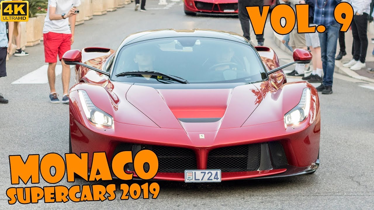 SUPERCARS IN MONACO 2019 - VOL. 9 (F1, 3x 918, Chiron, LaFerrari, V12 Zagato, etc ... ) [2020 4K]