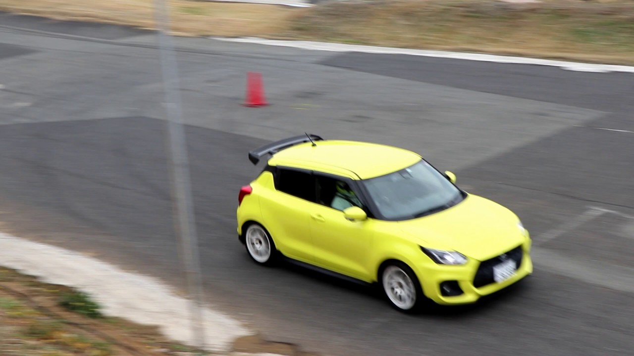 SUZUKIスイフトスポーツはスイスイ走れるジムカーナ走行
恋の浦ＣＵＰ2019🏁🚘🏁12月29日(日)ジムカーナ走行会▶️No.11