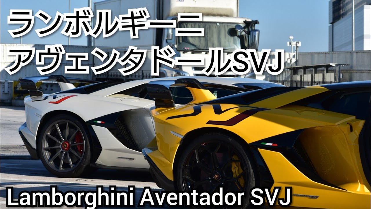【ランボルギーニ  アヴェンタドールSVJ】
Lamborghini  Aventador SVJ 2020年元旦の辰巳PA