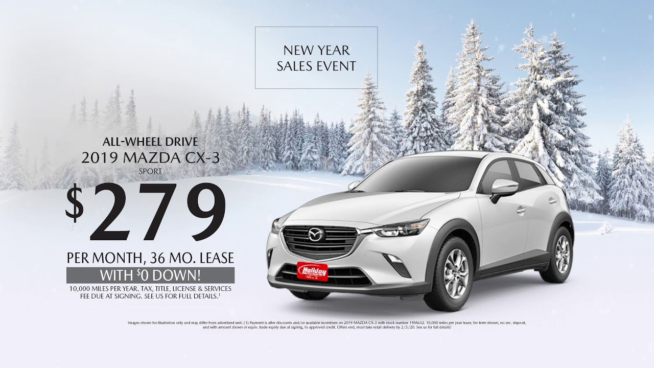 Shop Mazda CX-3s during Holiday Mazda’s New Year Sales Event