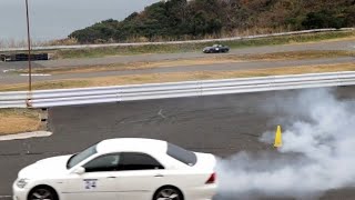 TOYOTAクラウン高級車でドリフトジムカーナ
恋の浦ＣＵＰ2019🏁🚘🏁12月29日(日)ジムカーナ走行会▶️No.5