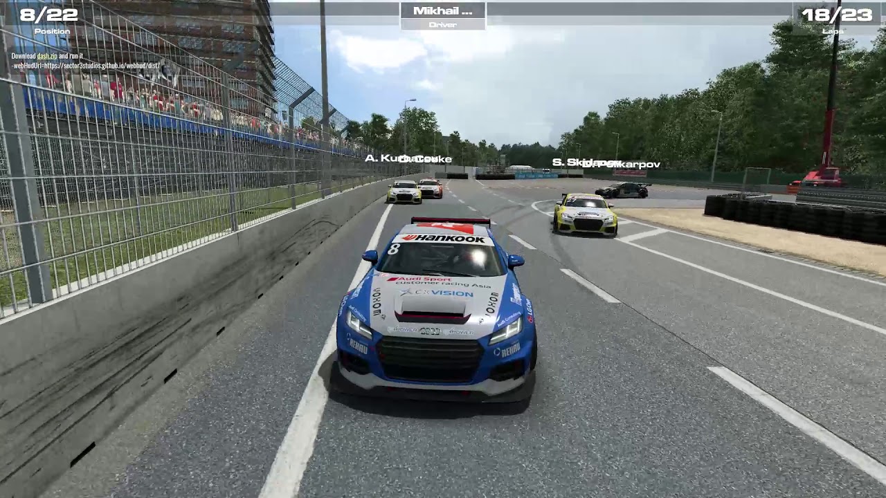 TRT Audi TT Cup – Norisring. Second case