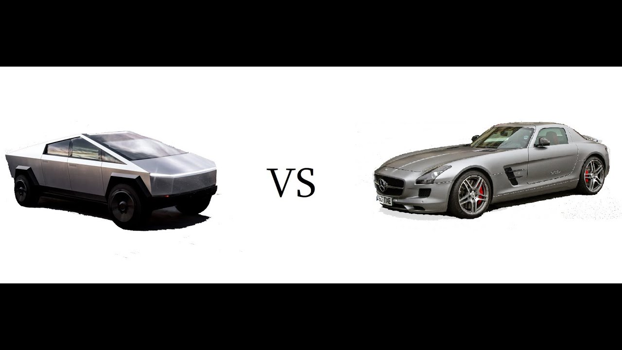 Tesla Cybertruck Vs Mercedes-Benz SLS AMG | Drag Race