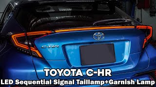 Toyota C-HR LED Sequential Signal Taillamp+Garnish Lamp